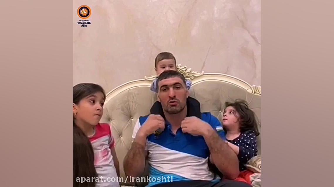پيام كشتي گيران در مورد در خان...