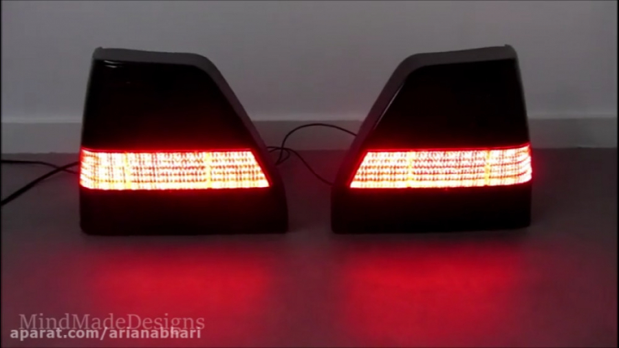 روش طراحی چراغ عقب خودرو