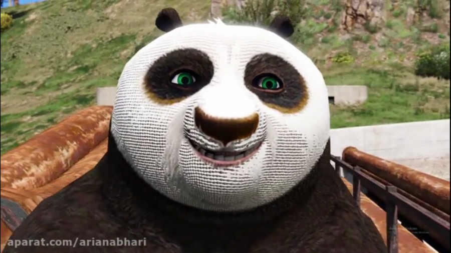 دعوای کنگ فو پاندا در GTA5