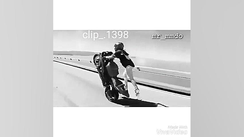 کلیپ زیبای موتور سواری