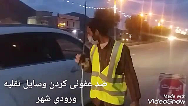 ایستگاه تست کرونا در شهر بنارو...