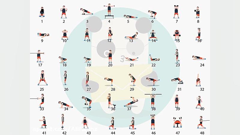 درخانه اینگونه ورزش کنید