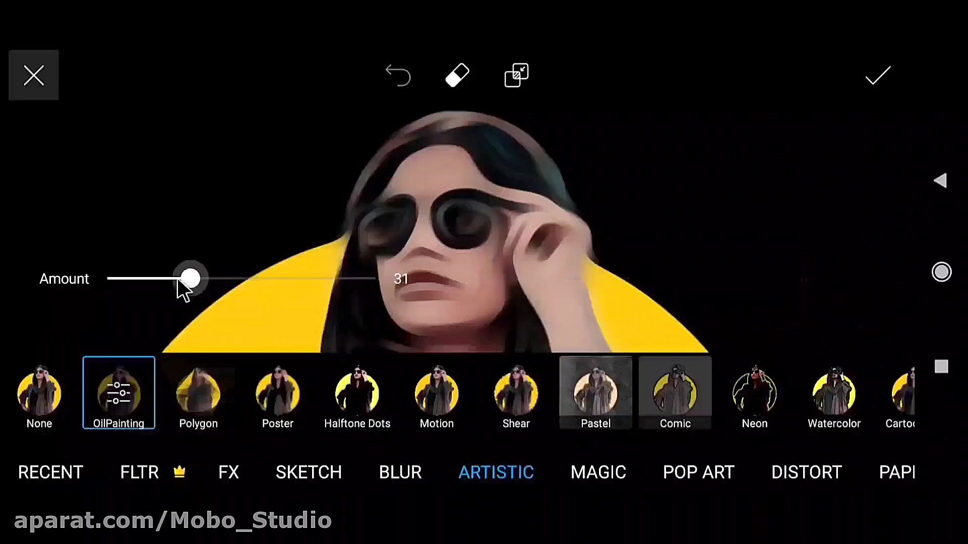 ساخت عکس های کارتنی با گوشی مو...