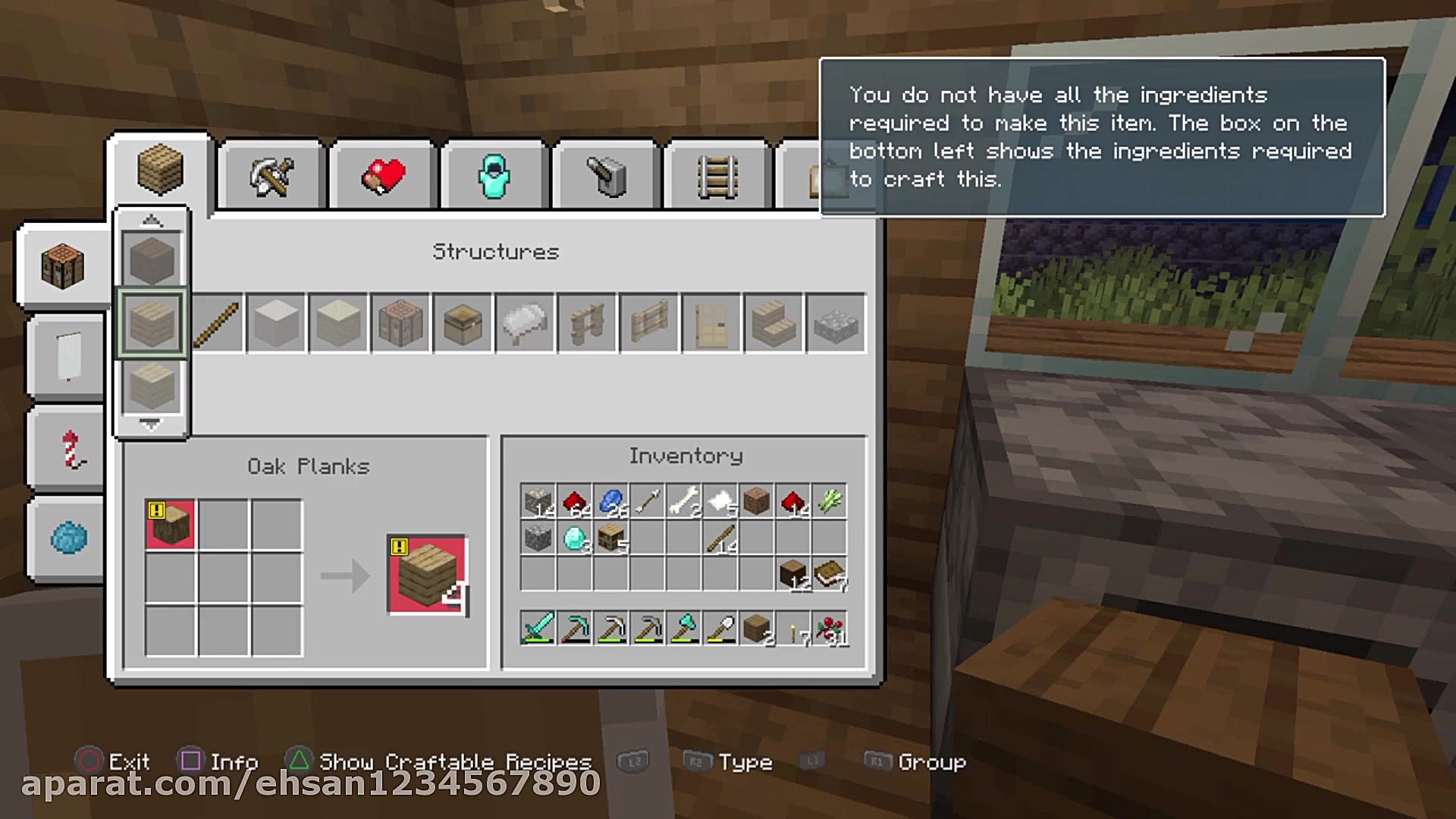 گیم پلی از بازی ماین کرافت سرو...