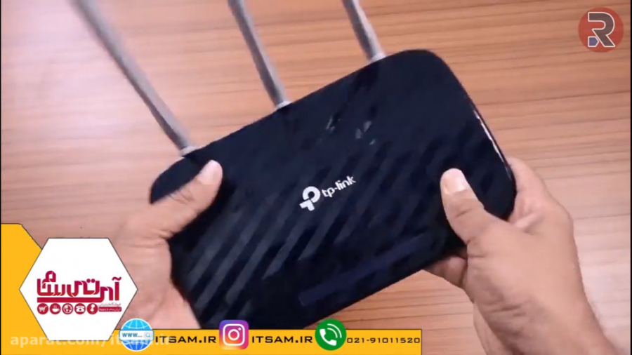 آنباکس  جعبه گشایی روتر تی پی...