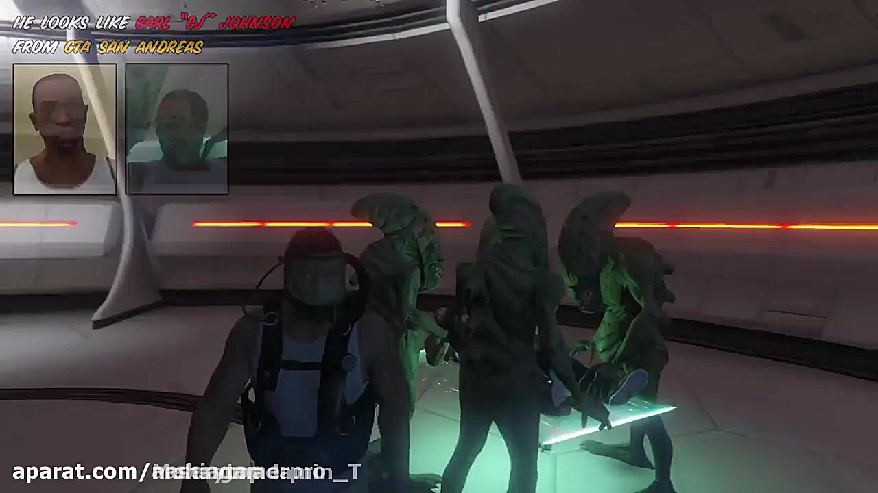 راز ادم فضایی و پیدا کردن cj د...