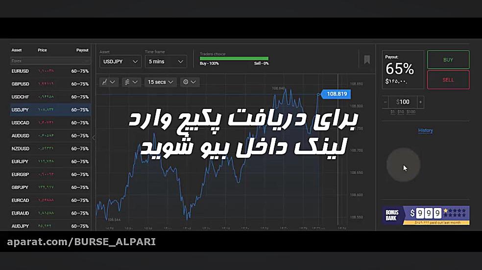 65 دلار کسب سود فقط در 5 دقیقه