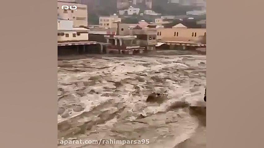 سیل بسیار وحشتناک دیروز در جاز...