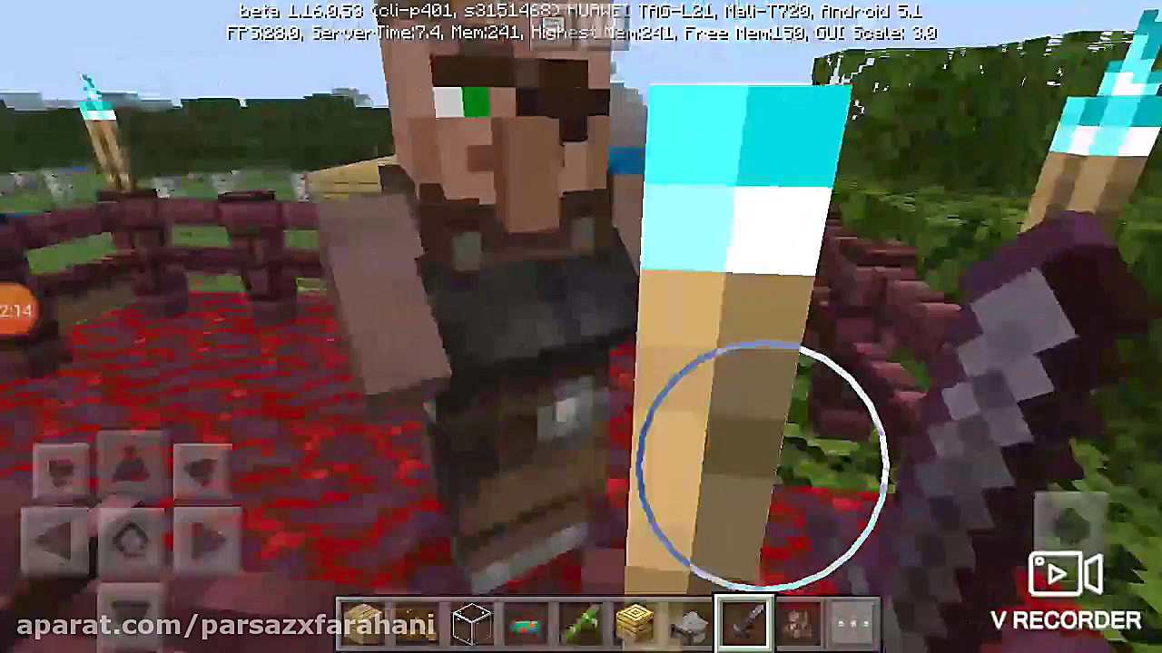 minecraft..parsa mobile gaming