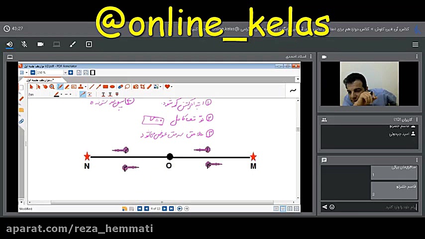 خلاصه ای از کلاس های روز چهارم...