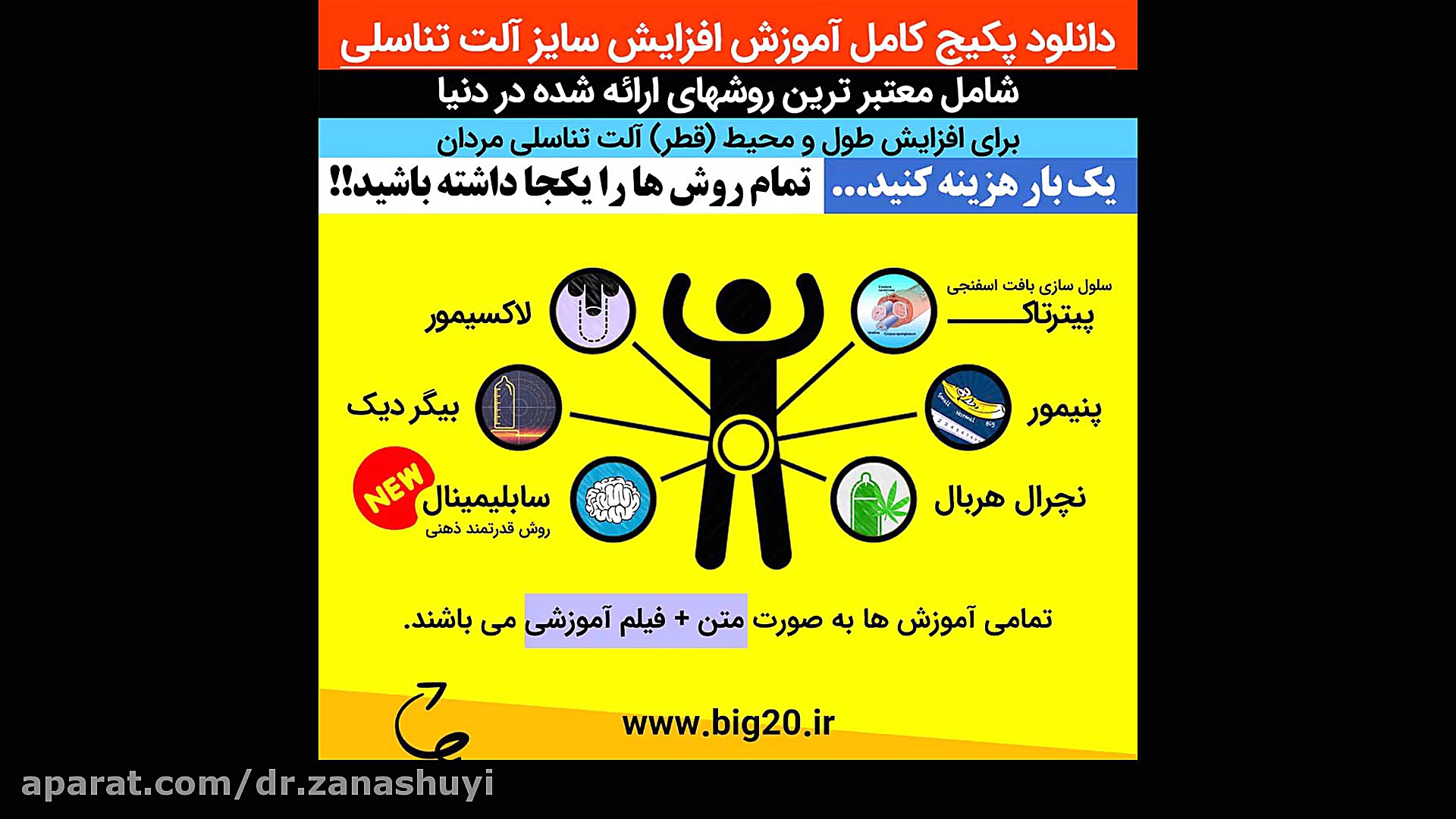 افزایش سایز الت تناسلی|بزرگ کر...