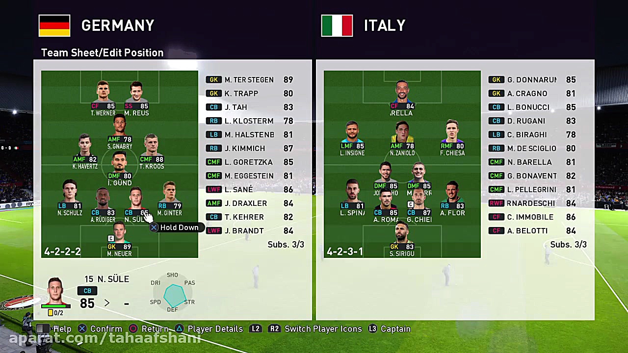 یورو ۲۰۲۰ با pes2020 قسمت سوم...