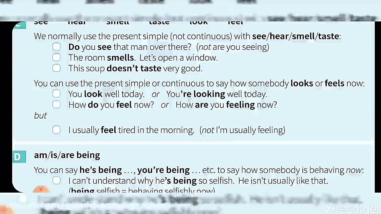 Grammar in use درس۴