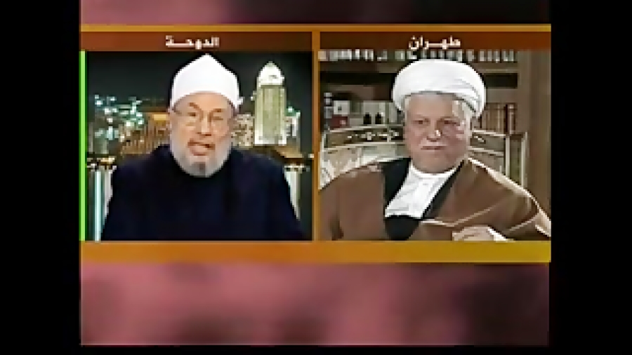 مناظره هاشمی و القرضاوی  بخش س...