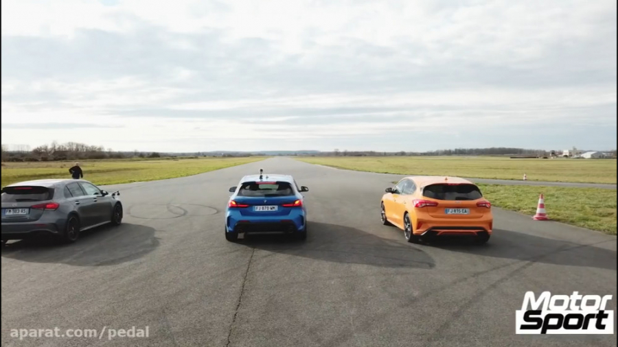 درگ فورد فوکوس ST با مرسدس A45...