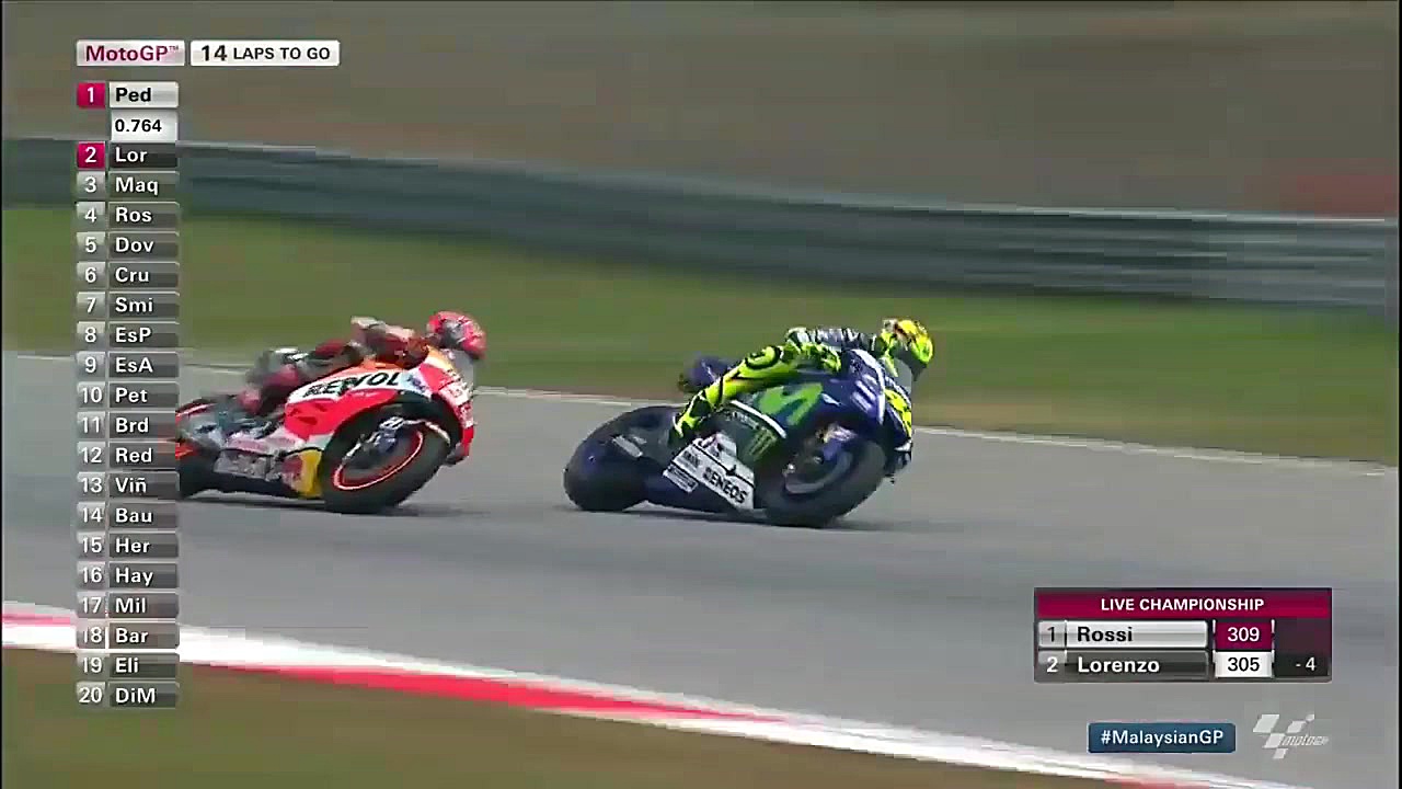 رقابت جنجالی مارک مارکز و ولنت...