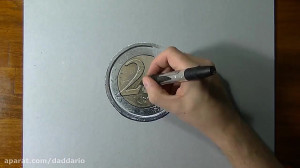 تایم لپس نقاشی سه بُعدی سکه 2...