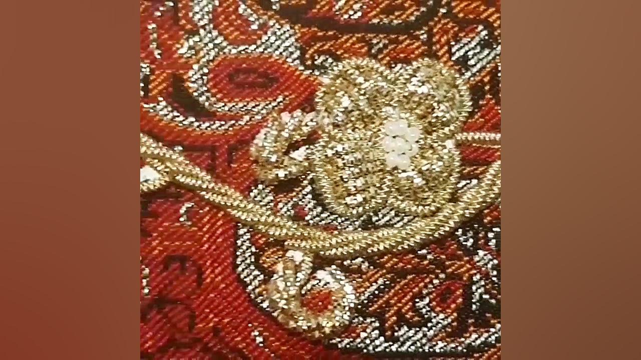 سرمه دوزی ترمه توسط خانم سماوی