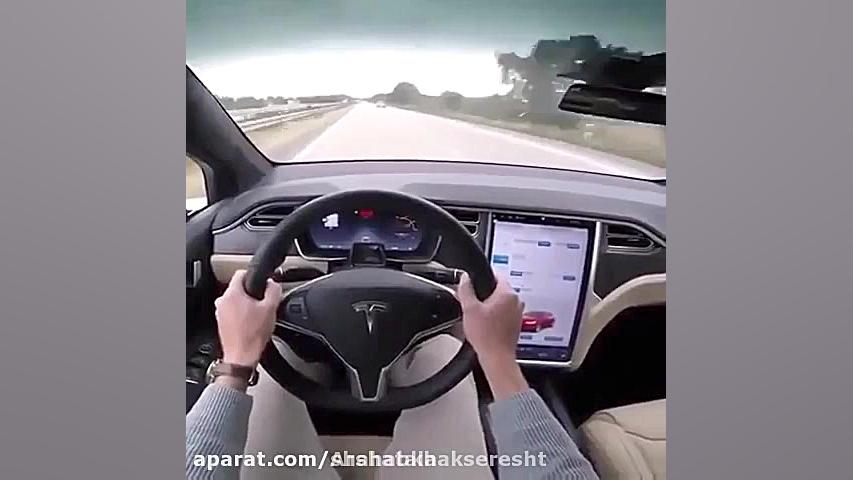 تست شتاب تسلا مدل ایکس