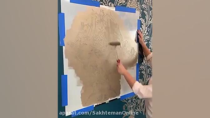 رنگ آمیزی با شابلون