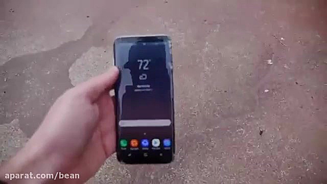 تست مقاومت گوشی آیفون X و گلکس...