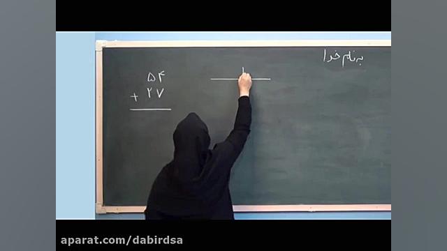 آموزش آنلاین ریاضی دوم دبستان...