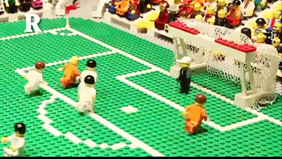 فوتبال هلند شیلی به سبک لگو