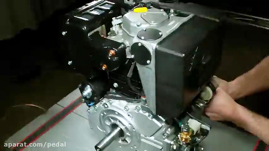 تست داینوی موتور دیزلی تک سیلن...