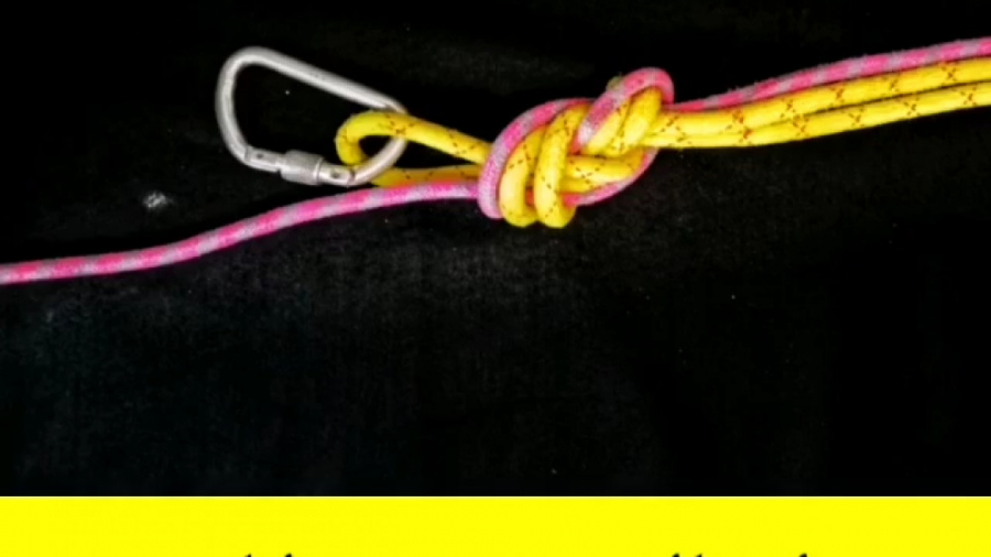 گره دوسر طناب با حلقه خودحمایت