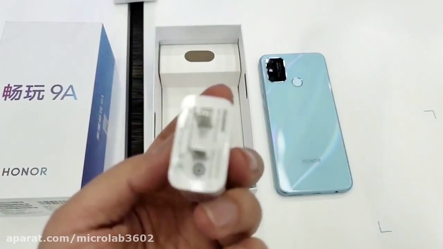 آنباکس گوشی Honor 9A