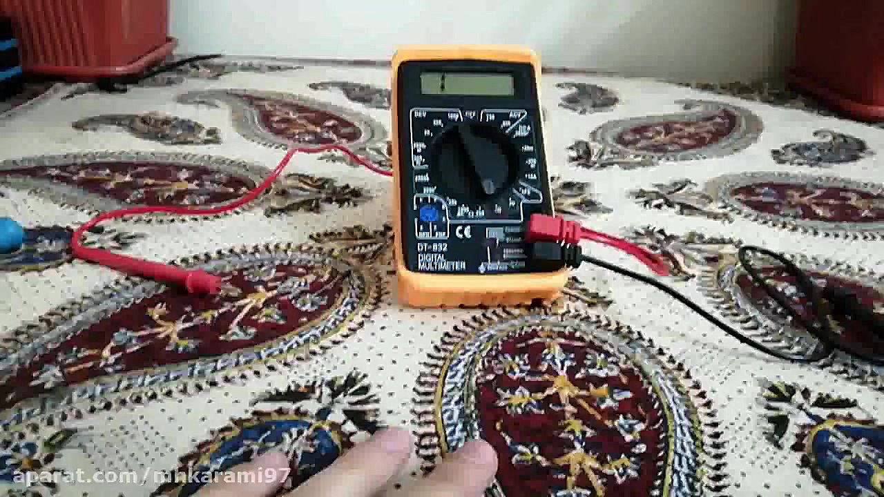 تست دیود توسط مولتی متر