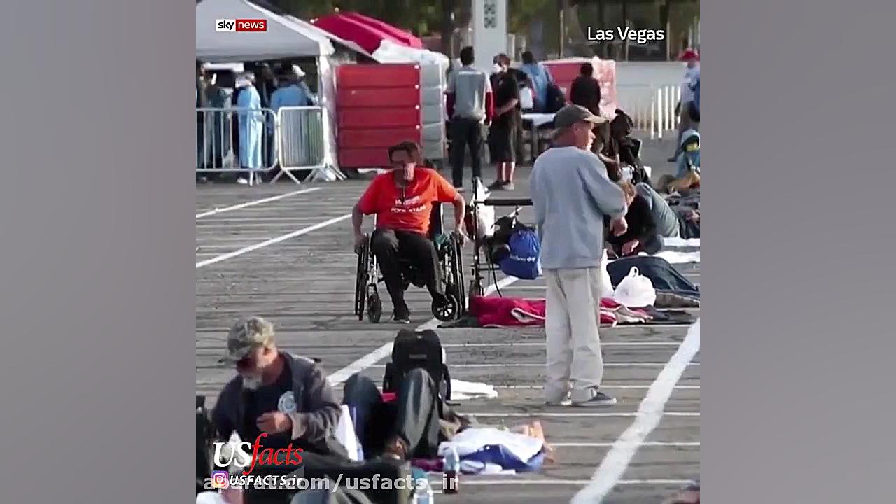 وضعیت اسکان بی خانمانان لاس وگ...