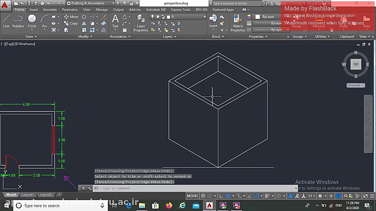 پرسپکتیو  مدرس: سرکار خانم بشی...