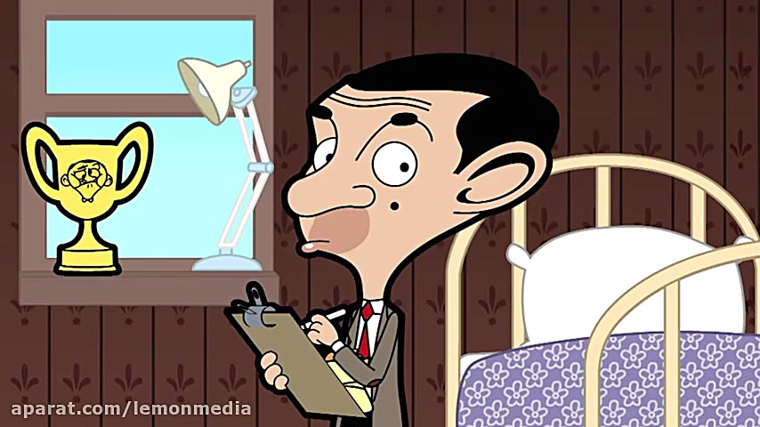 کارتون مستر بین  پاک کردن مستر...