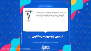 تحلیل آزمون 15 اسفند 99 کانون...