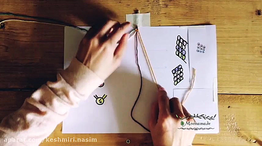 آموزش دستبند دوستی قسمت (3) دس...