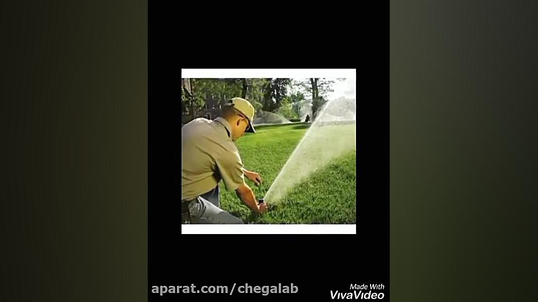آبپاشهای مخفی شونده در آبیاری...