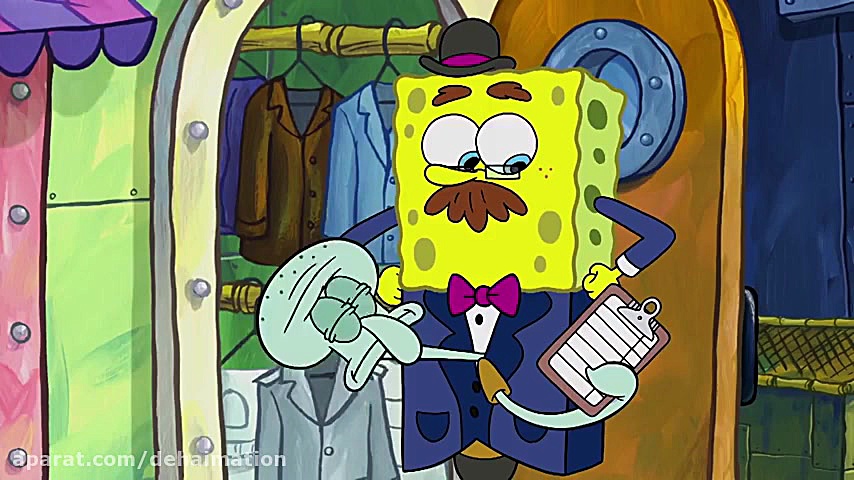 انیمیشن باب اسفنجی تست خرچنگ