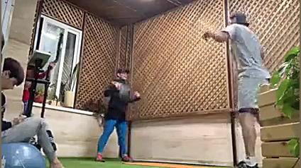 تمرینات خانگی رشید مظاهری در ق...