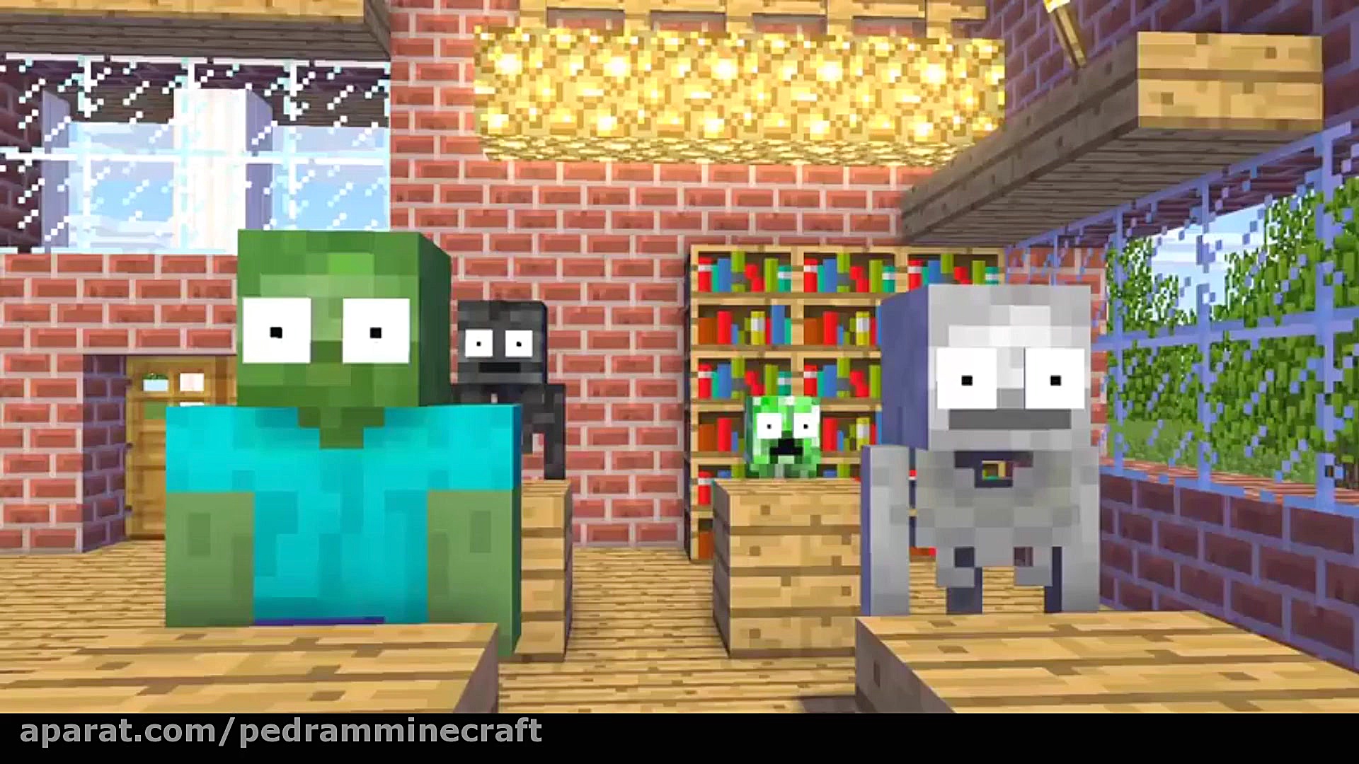 مدرسه ی هیولاها حمله زامبی و ک...