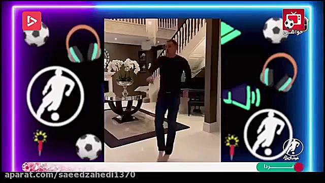 لحظات جالب بازیکنان فوتبال