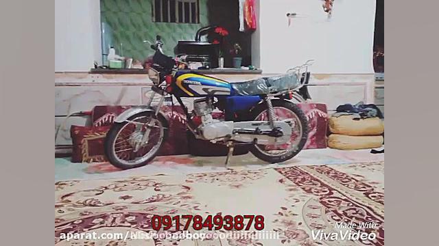تکچرخبا موتور هندا ۱۲۵ علی شری...