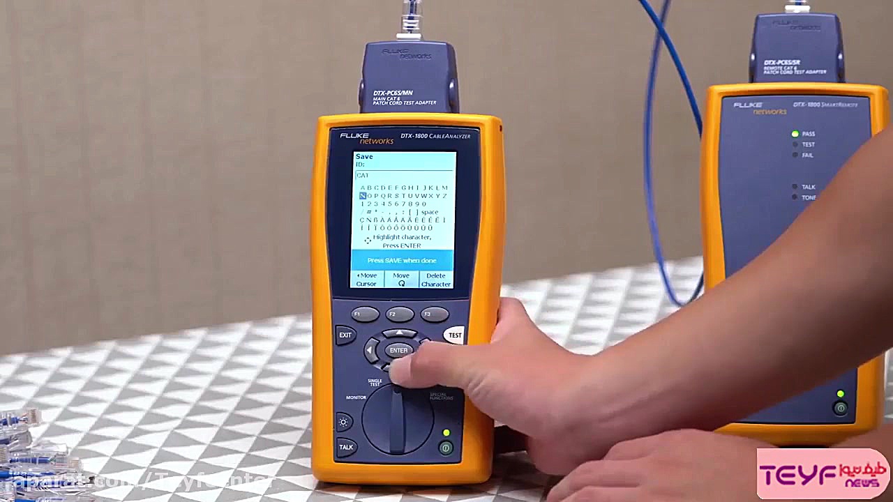 نحوه کار با تستر شبکه