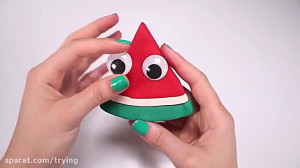 کارتون خمیر بازی  بستنی میوه ا...