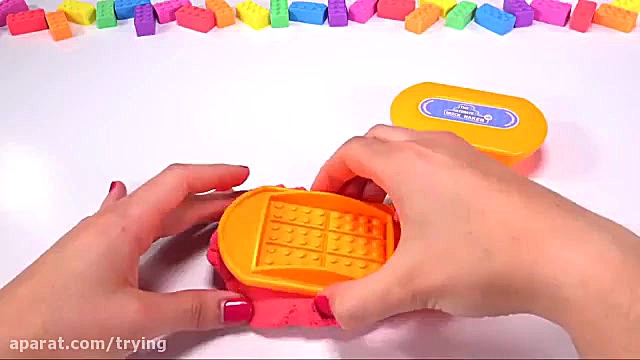 کارتون خمیر بازی  ساخت همبرگر