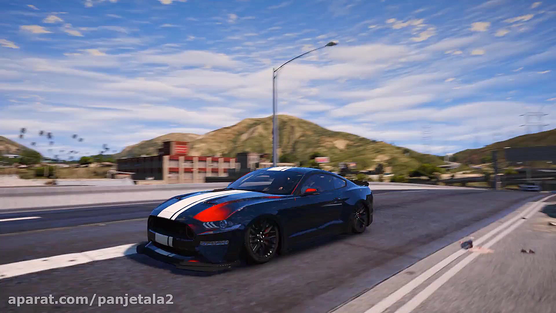 موستانگ در اتوبان های تهران