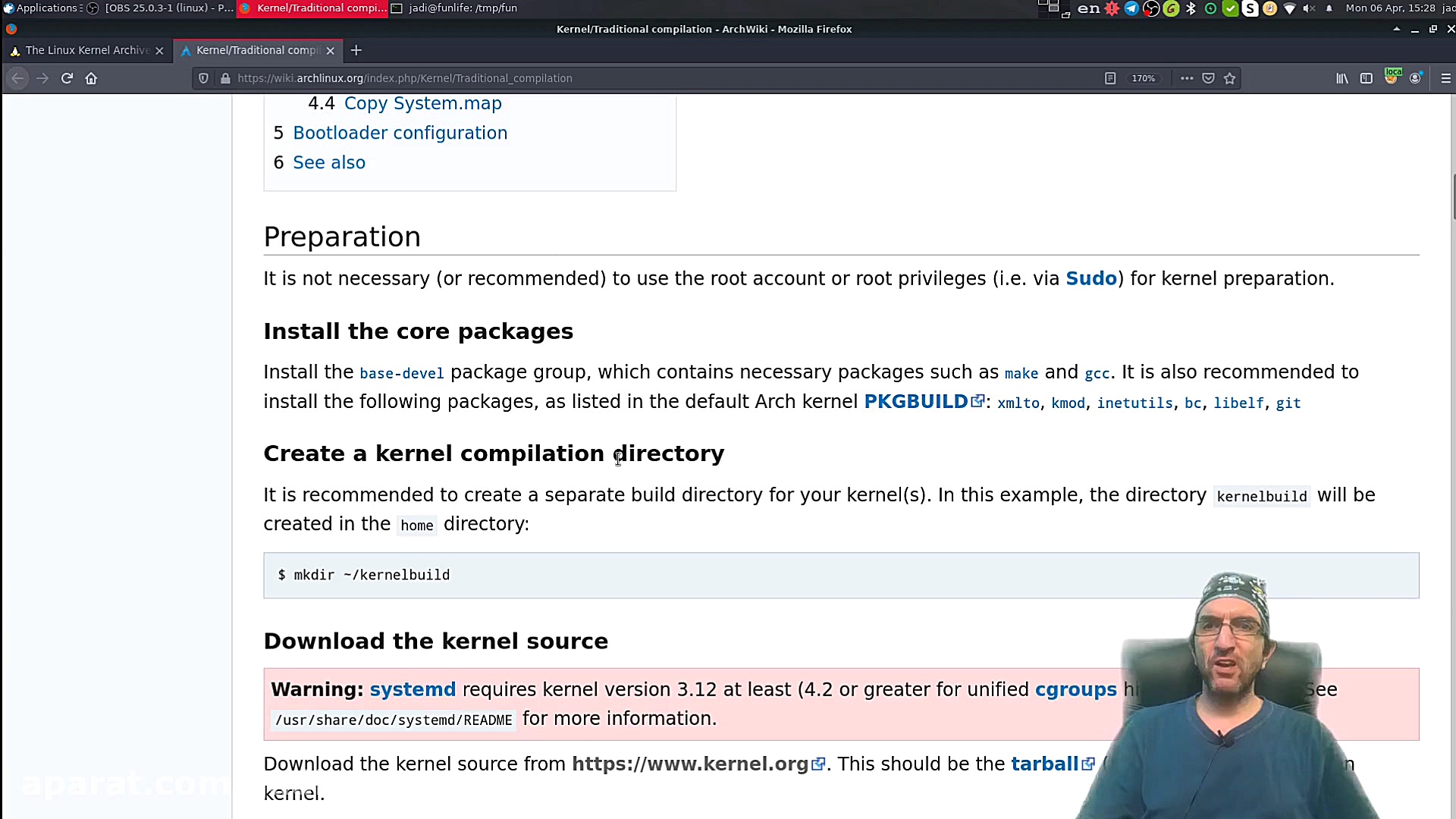 جادی تی وی  کمپایل و نصب کرنل...