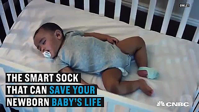جورابی که ضربان قلب نوزاد را م...