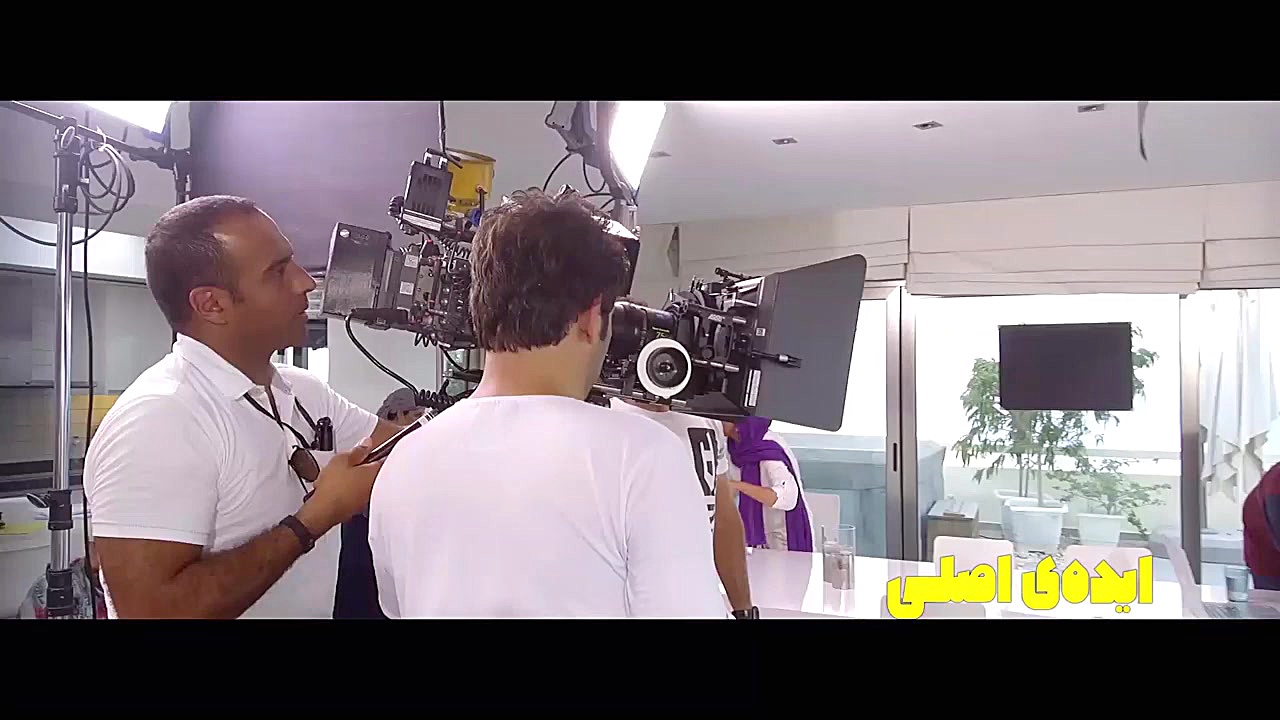 مریلا زارعی در پشت صحنه فیلم ا...