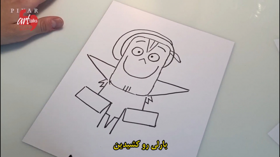 آموزش نقاشی شخصیت‌های پیکسار ب...